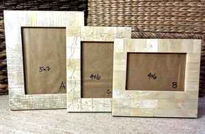 Luxury Handcrafted Modern Photo <b>Frame</b> Bone-Inlaid with Carved Design Handmade Decorative <b>Picture</b> <b>Frame</b> - Product Image 6