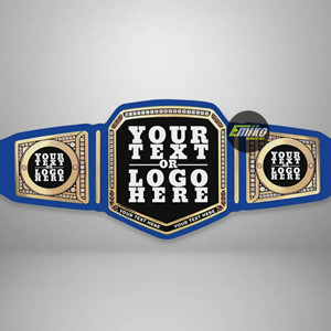 Heavyweight Custom Logo Unisex Women Championship <b>Belt</b> Gold Tone Boxing Jiu-Jitsu MMA Taekwondo Judo Grappling Anti-Slip High - Product Image 4