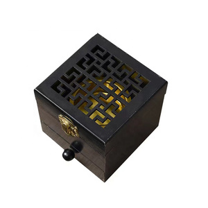 Luxury Wooden Incense Burner Mubkhar Arabian Bakhoor Burner Metal <b>Oud</b> Burner Charcoal Aroma <b>Diffuser</b> Home Decor Gift Mubkhar Set - Product Image 6