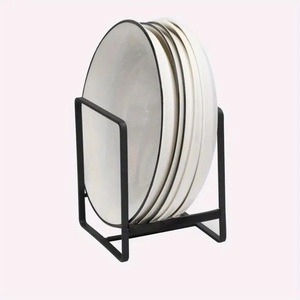 Soporte de Hierro Negro Hecho a Mano para Platos, Organizador de Almacenamiento para Utensilios de Cocina, Decoración de Mesa para el Hogar y Restaurantes - Product Image 3