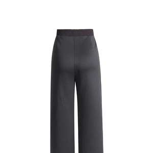 Pantalon de sport droit personnalisé pour homme, couleur unie, protection intégrée, taille mi-haute élastique, respirant, tricoté, léger, 100 % coton toile, style été - Product Image 5
