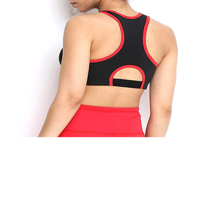 Sujetador deportivo de yoga transpirable de talla grande para mujer, sin aros, de alta elasticidad, para fitness y entrenamiento, con efecto push-up, al por mayor - Product Image 2