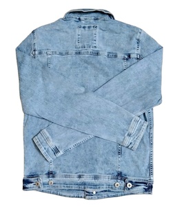 Veste matelassée en denim noir pour hommes de haute qualité personnalisée en gros d'usine 100% coton printemps respirant du Bangladesh - Product Image 2