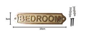 Decorative Vintage Bedroom Door <b>Name</b> <b>Plate</b> Handmade Metal Sign for Home Hotel Restaurant Apartment Guest House - Product Image 4