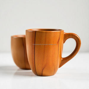 Taza de café de té de cerámica de madera ecológica refinada, ideal para bebidas calientes, propósito de regalo y estilo de vida sostenible - Product Image 5
