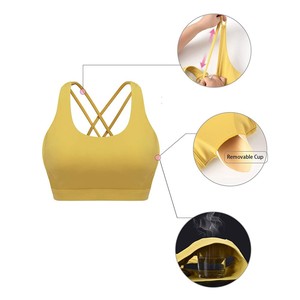 Quick Dry Breathable Sports <b>Bra</b> for Women with Custom Logo High quality Stretchable Breathable Sports <b>Bra</b> In <b>Low</b> MOQ - Product Image 6