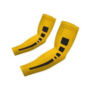 Manchons de bras pour hommes en polyester et élasthanne, légers, respirants, UPF35, de haute qualité – Confortables pour l'extérieur, design personnalisable - Product Image 3
