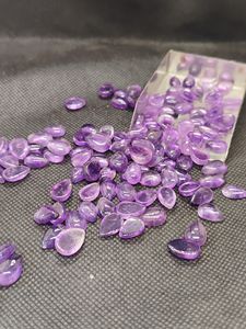 Piedras Preciosas de Amatista Natural, Lote de Piedras Preciosas Naturales, Personalización de Tamaños y Formas, Piedras Preciosas Sueltas Naturales en Forma de Pera - Product Image 2