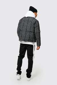 เสื้อแจ็กเก็ตปลาปักเป้าสำหรับผู้ชายเสื้อขนเป็ดทำจากผ้าไฮสตรีทปรับแต่งได้สำหรับฤดูหนาว - Product Image 2