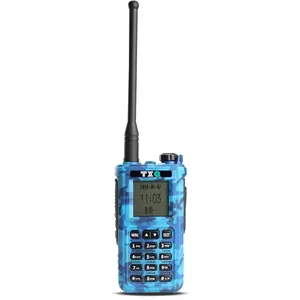 IP66 עמיד למים ווקי טוקי UHF VHF ארוך טווח חובב 2 שתי דרך רדיו HT baofeng uv-5r ארוך טווח 100 km פנימי חזיר
