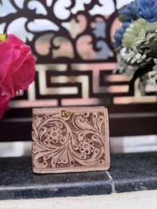 Hot Sale New Genuine Leather Men's <b>Wallet</b> Hand Tool Leather RFID Blocking Cash & <b>Card</b> <b>Holder</b> <b>Wallet</b> Brown Short Length Daily Use - Product Image 3