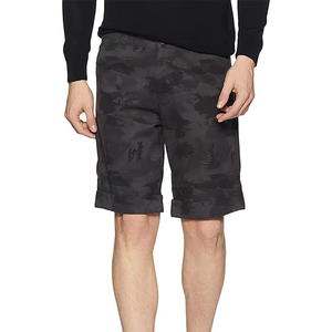 Pantalones Cortos Bermuda para Hombre con Estampado de Camuflaje, de Secado Rápido, Cintura Media, con Bolsillos, Estilo Casual, Tejido de Poliéster, Cierre de Botón - Product Image 1