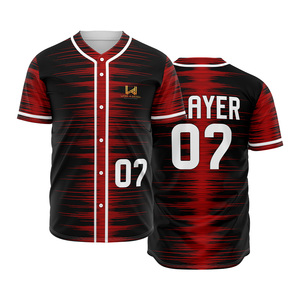 เสื้อเบสบอลแบบกระดุมเต็มตัว พรีเมียม สั่งทำได้ น้ำหนักเบา เป็นมิตรกับสิ่งแวดล้อม สำหรับทีมเบสบอลและซอฟต์บอล - Product Image 4