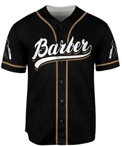 Camiseta de béisbol personalizada con nombre y rayas color canela para hombre - Product Image 1