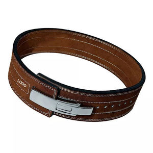Cinturón de Levantamiento de Pesas de Cuero Ajustable de Alta Resistencia con Palanca Suave Personalizado OEM - Product Image 3
