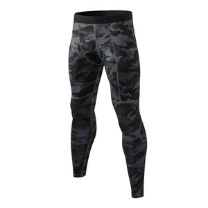 Pantalon de compression pour homme, coupe ajustée, tissu respirant, idéal pour les séances de gym, l'entraînement physique et les activités de plein air - Product Image 1