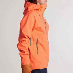 Veste de ski pour homme personnalisée, fine, matelassée, de haute qualité, couleur contrastée, coupe-vent, imperméable, en coton, style décontracté, fermeture éclair, OEM - Product Image 3