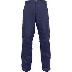 Navy Blue Men Casual Slim Fit Jogger Tactical Safety <b>Work</b> <b>Pants</b> Multi Pockets Large Outdoor Working Trousers OEM <b>Cargo</b> <b>Pants</b> - Product Image 3