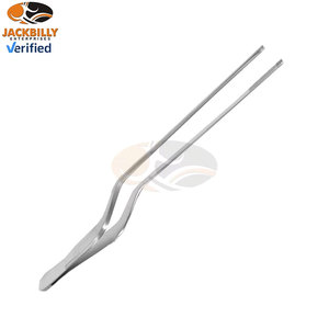 Pinzas para Oídos JACKBILLY con Forma de Bayoneta y Punta Serrada, Instrumentos Quirúrgicos ORL de Acero Inoxidable de Alta Calidad - Product Image 3