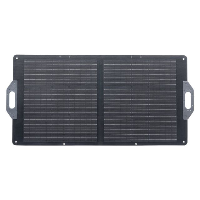 High-Efficiency 100W Foldable Monocrystalline Solar Panel Charger 24% USB-A & Type-C Output with Portable for MC4 Interface