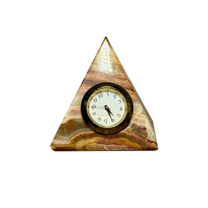 2026 New Popular Custom Made Handmade Onyx Marble <b>Clock</b> Elegant Natural Onyx Marble <b>Table</b> <b>Clocks</b> For Sale - Product Image 3