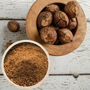 Poudre de savon de noix de Reetha de qualité supérieure pour les soins capillaires, shampoing naturel pour le nettoyage du cuir chevelu et la nutrition des cheveux, vente en gros OEM en vrac - Product Image 4