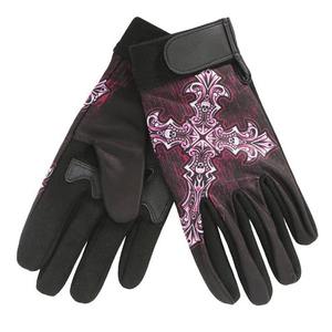 Guantes de Motociclismo Negros con Diseño de Calavera Rosa para Hombre y Mujer, Cómodos para Aventuras al Aire Libre - Product Image 2