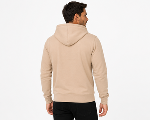 Mens zip hoodie created for modern comfort with breathable texture adjustable hood and practical style for active daily wear - Product Image 3