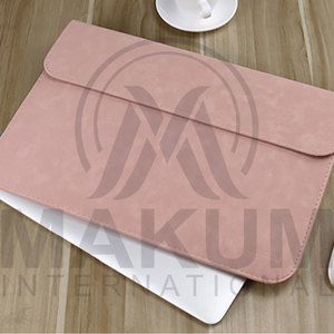 Leather <b>Laptop</b> <b>Sleeve</b> Case in Beige Teal Pink Silver Gray for MacBook and Other <b>Laptops</b> - Product Image 6
