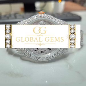Custom Iced Square Business Hip Hop VVS Moissanite Watch <b>Automatic</b> Mechanical Movement Glass Dial Silicone Band GRA Certified - Product Image 1