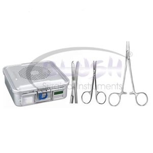 Kit de pansement médical en acier inoxydable réutilisable certifié CE, avec source d'alimentation manuelle, par Blush Surgical - Product Image 2