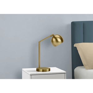 Premium Solid Brass <b>Table</b> <b>Lamp</b> with Heavy <b>Base</b>, Durable Designer <b>Table</b> Light - Product Image 5