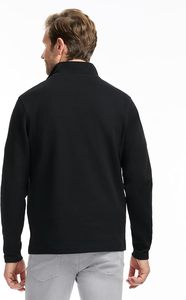 Sudadera con Cuello Alto y Cremallera 100% Algodón 2026, Logotipo Personalizado en el Pecho, Cordón en Contraste, Cuello Alto y Puños Acanalados, Fabricante de Ropa - Product Image 3