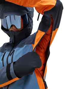 Chaqueta de Esquí Impermeable y Cortavientos para Exteriores, 10,000 mm de Impermeabilidad, Chaqueta con Capucha para Caza, 100% Nailon de Alta Calidad - Product Image 3