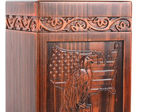 Urnes funéraires en bois pour cendres humaines adultes, personnalisables - Product Image 4