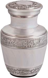 Urne funéraire moderne en métal pour animaux de compagnie, faite à la main, petite, 3 pouces, mini souvenir commémoratif - Product Image 6