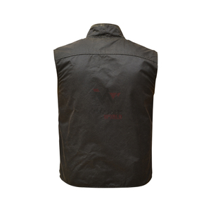 Chaleco de Cuero Genuino para Hombre, Cuello Alto, Cierre Completo, Casual, para Pesca, Senderismo, Ajuste Regular, Multibolsillos, Chaleco Utilitario para Exteriores - Product Image 2
