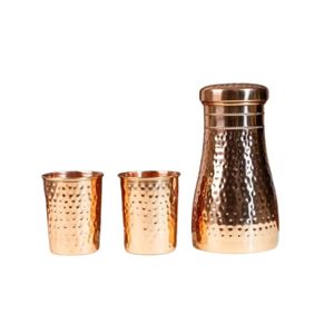 Handmade Hammered Copper Flower Vase Decorative Metal <b>Bottle</b> <b>Vintage</b> Craft Home Hotel Table Centerpiece Decor - Product Image 6