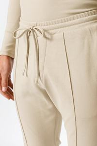 Chándal personalizado con cuello redondo para hombre, nuevo diseño, equipo de correr de manga larga con logotipo, 100% algodón teñido liso para la moda de invierno - Product Image 3