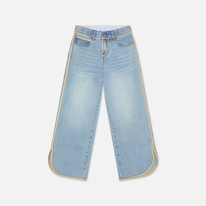 Mid Waist Wide Leg Baggy Stonewashed Denim <b>Jeans</b> Cotton Loose Fit Casual Men's Pants Summer Eco-Friendly Breathable Solid Color - Product Image 1