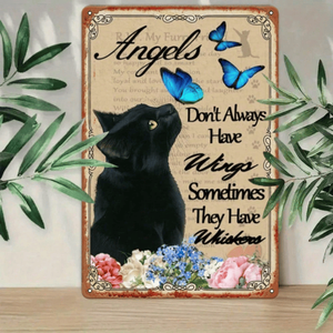 Targa Rustica Vintage in Alluminio 12x8 Pollici - Stile Fattoria - TikTok per Servizio Ritiro Temu - Product Image 5