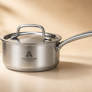 หม้อต้มนมสแตนเลสเกรดเชิงพาณิชย์ ผิวเงา ร้อนเร็ว ทรงลึก - Product Image 3