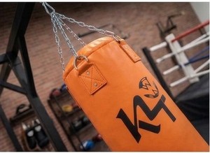Sac de boxe d'entraînement en tissu Oxford orange K4 avec remplissage de sable pour usage en salle de sport pour adultes - Product Image 5