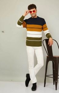 High Quality <b>Men</b> Warm Casual Winter Knit Top Comfortable Luxury Winter Sweater <b>Men</b> At Low Price By Exporeter - Product Image 6