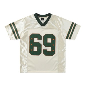 Custom Cropped Oversized Vintage Streetwear Sports Top American Boxy <b>Mesh</b> T-shirt Soccer Football Jersey O-Neck Silk <b>Screen</b> - Product Image 2