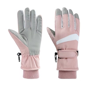 Gants de ski et de snowboard imperméables, compatibles écran tactile, chauds, en velours, coupe-vent, avec poche cachée pour l'hiver - Product Image 3