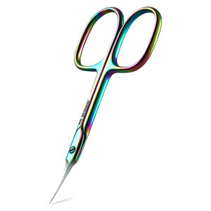 Tijeras de Manicura y para Uñas para un Cuidado Preciso de las Uñas, Instrumentos de Belleza para Salón, Tijeras Curvas Coloridas para Cutículas, Profesionales - Product Image 1