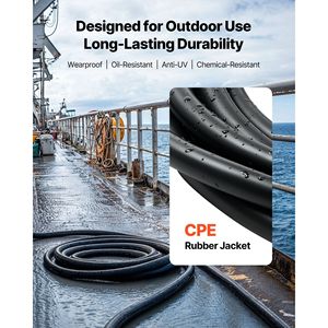 Cavo Elettrico Industriale Portatile 6AWG da 25 Piedi, 600V SOOW, 3 Conduttori, Grado Industriale, Pre-Venduto - Product Image 4