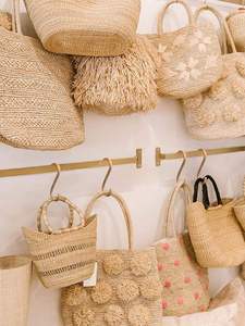 Crochets détachables écologiques pour suspendre des cintres, des outils, des plantes, design moderne en rotin en forme de S, lot de 5 - Product Image 5