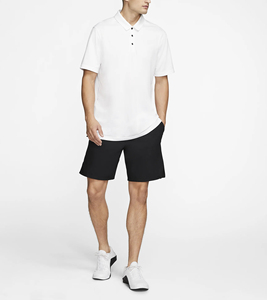 Polo en coton mélangé, coupe classique, boutonné, séchage rapide, pour le golf, avec logo personnalisé - Product Image 5